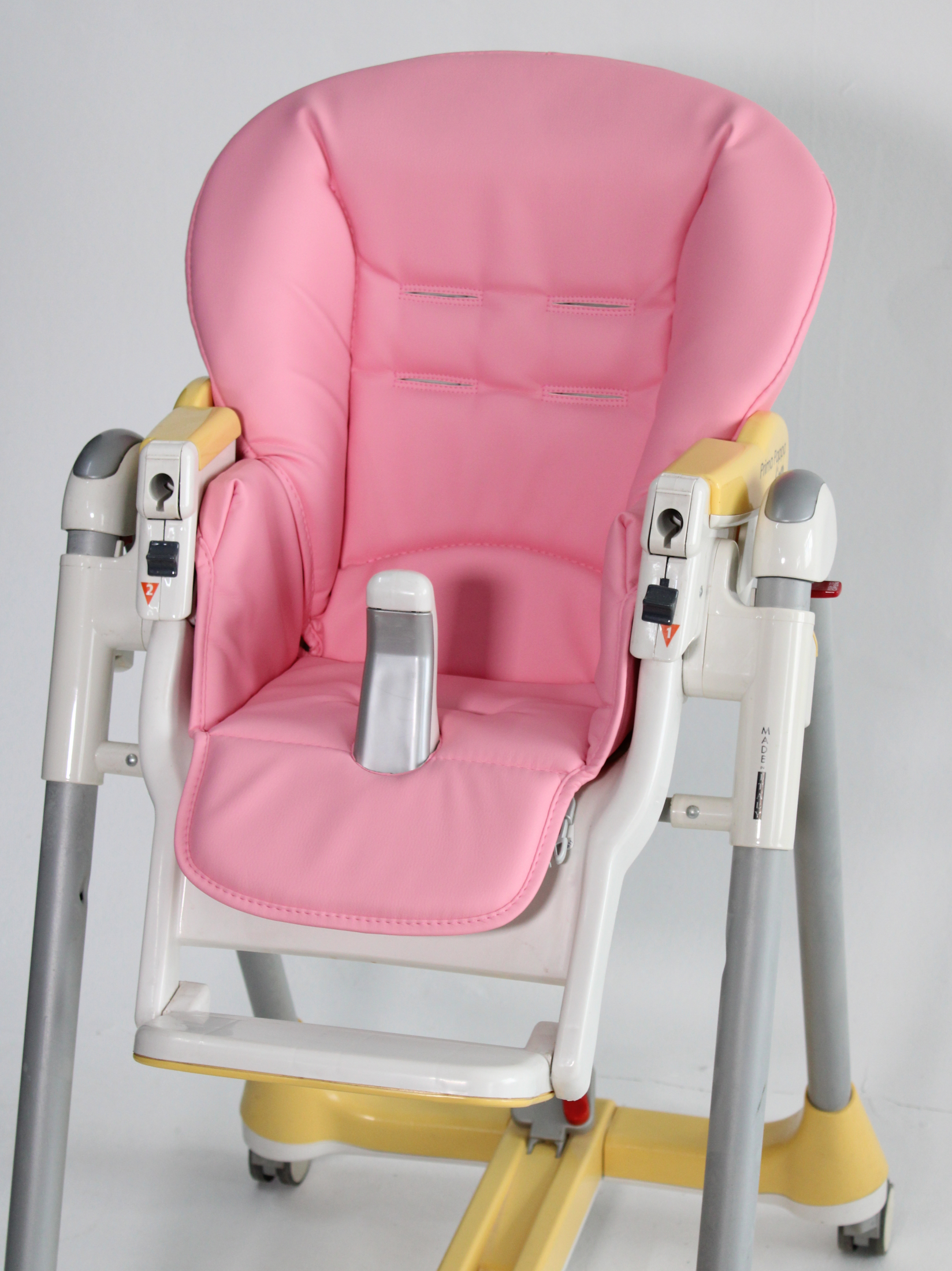 Чехол из экокожи Чехольчик ОК на стульчик для кормления Peg perego Prima Pappa Diner розовый - фото 4