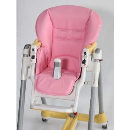 Чехол из экокожи Чехольчик ОК на стульчик для кормления Peg perego Prima Pappa Diner розовый