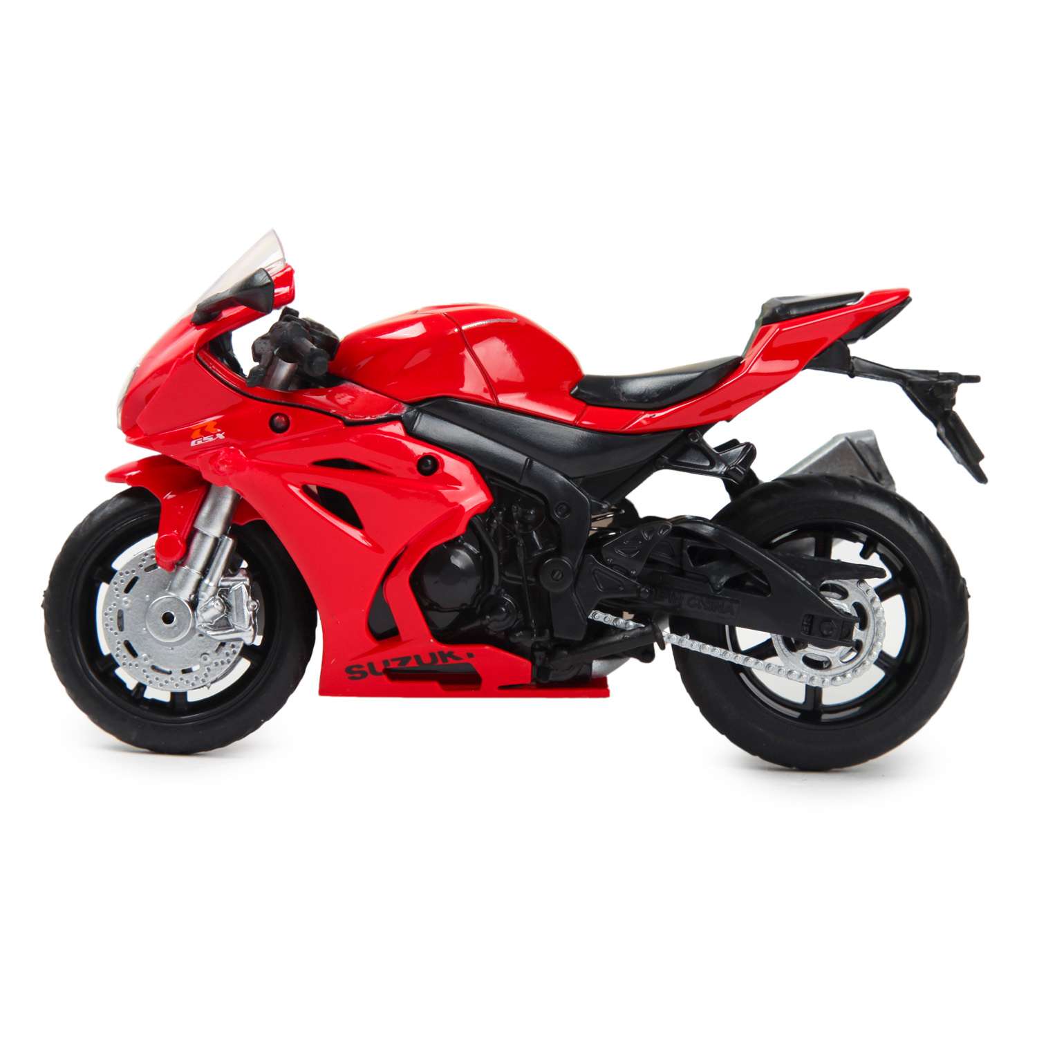 Мотоцикл MSZ 1:18 Suzuki GSX-R1000 Красный 67703 67703 - фото 4