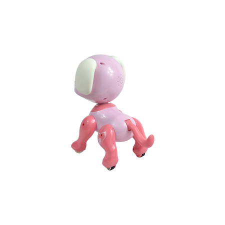 Робот-собака на пульте CS Toys розовая