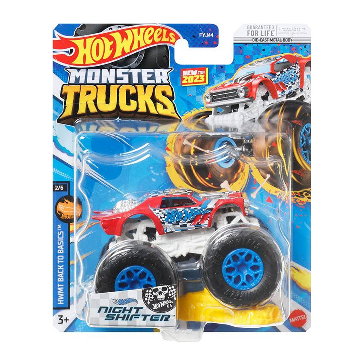 Игрушечная машинка Hot Wheels Монстр трак night shifter купить по цене 1377  ₽ в интернет-магазине Детский мир