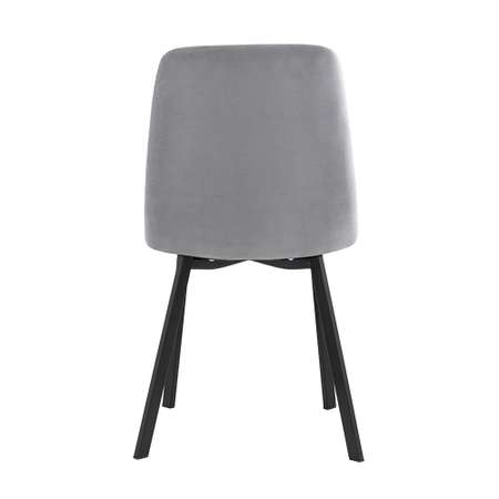 Комплект стульев Фабрикант 2 шт Oliver Square велюр серый