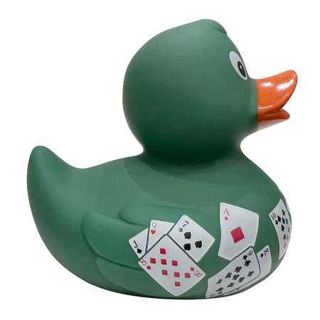 Игрушка для ванны сувенир Funny ducks Покер уточка 1318