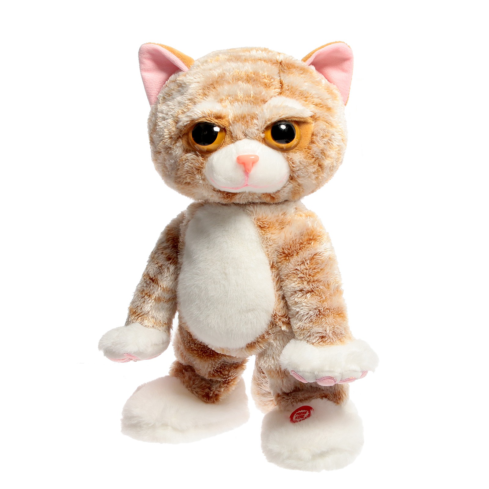 Интерактивная игрушка Zabiaka «Котёнок Сэм» цвет бежевый - фото 2