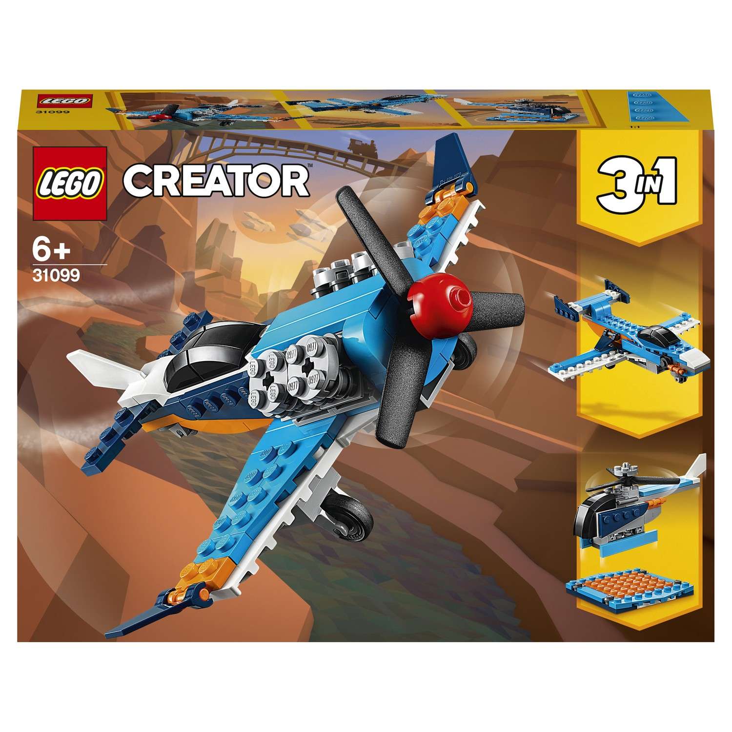 Конструктор LEGO Creator Винтовой самолет 31099 - фото 2