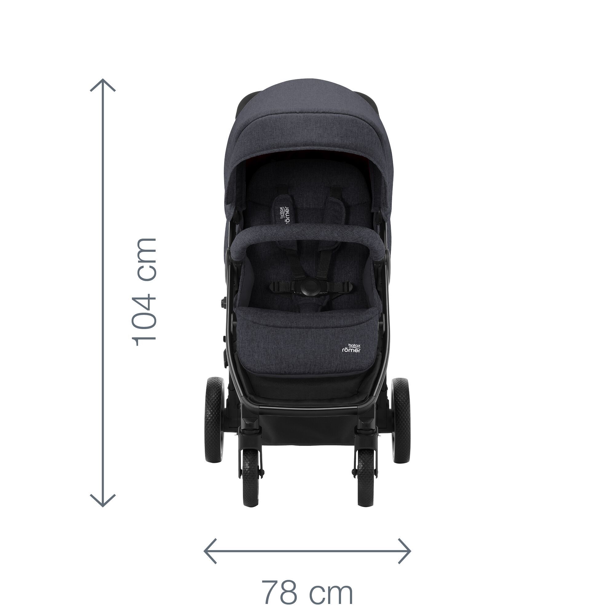 Коляска Britax Roemer B-Agile M Linen Beige - фото 10