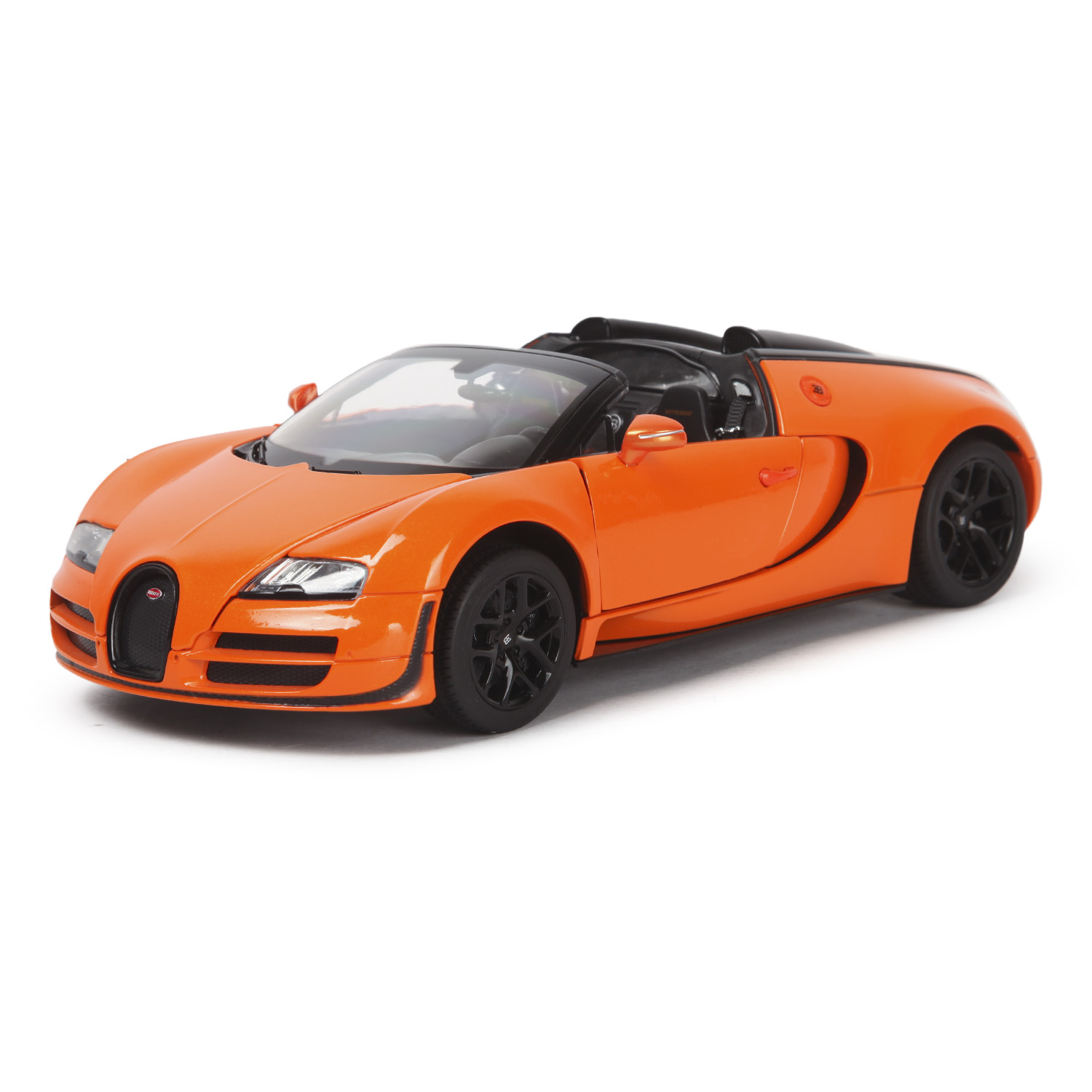 Машина Rastar 1:18 Bugatti Grand Sport Vitesse Оранжевая 43900 купить по  цене 999 ₽ в интернет-магазине Детский мир