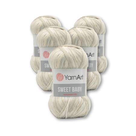 Пряжа для вязания YarnArt Sweet Baby 100 гр 300 м акрил тонкая детская 5 мотков цвет 908