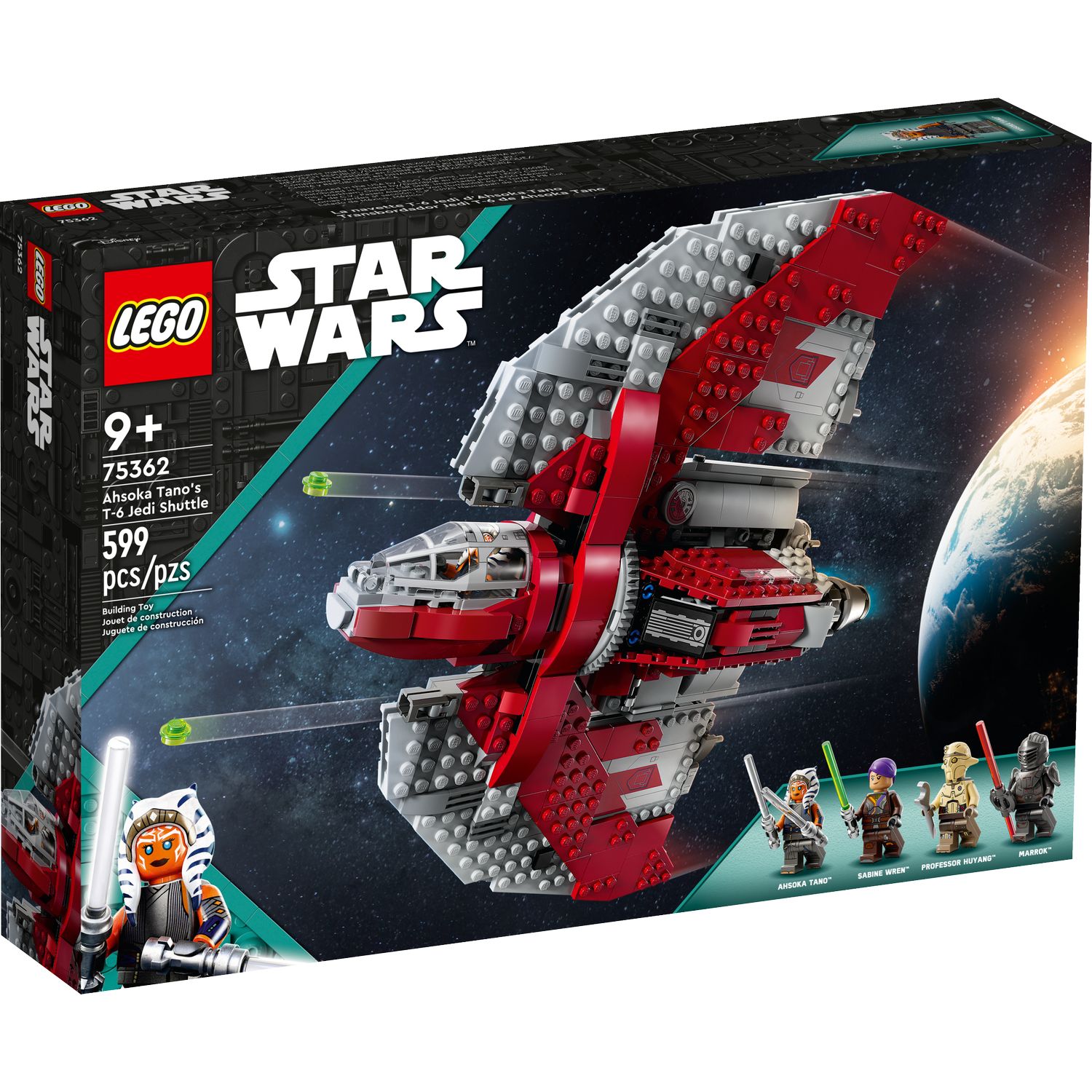 Конструктор LEGO Ahsoka Tano's T-6 Jedi shuttle 75362 - фото 1