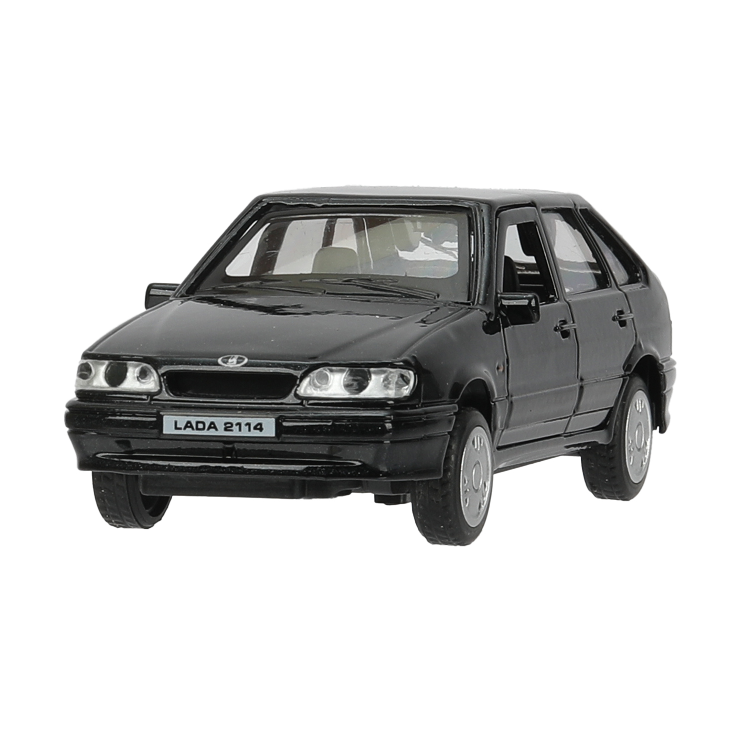 Автомобиль Технопарк LADA 2114 черный 392016 - фото 12