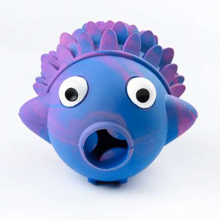Игрушка для собак Mr.Kranch Рыба-ёрш не ароматизированная 12см Разноцветная