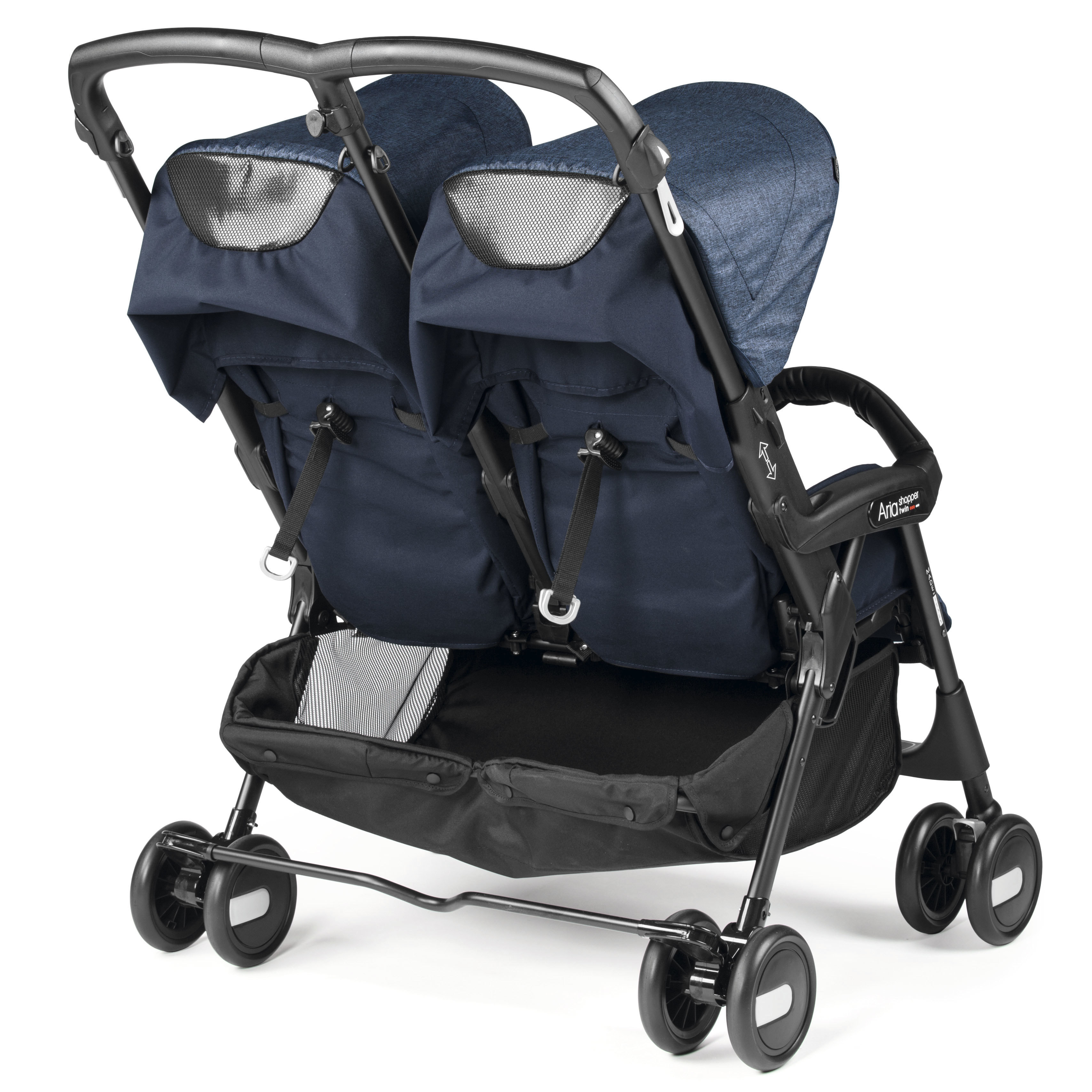 Коляска для двойни Peg-Perego Aria Shop Twin Indigo - фото 2