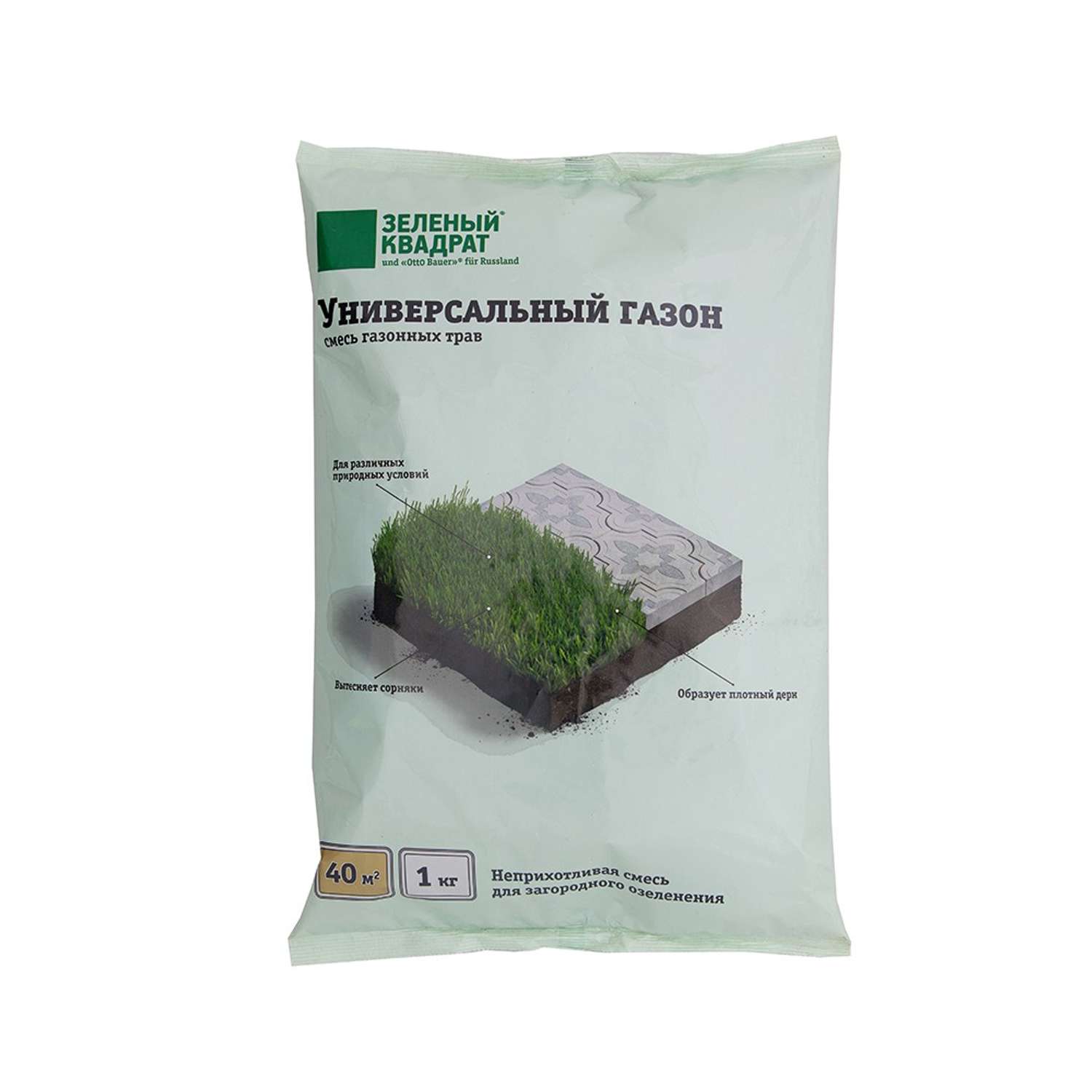 Семена трав Зеленый Квадрат для загородного озеленения Универсальный 1 кг - фото 1