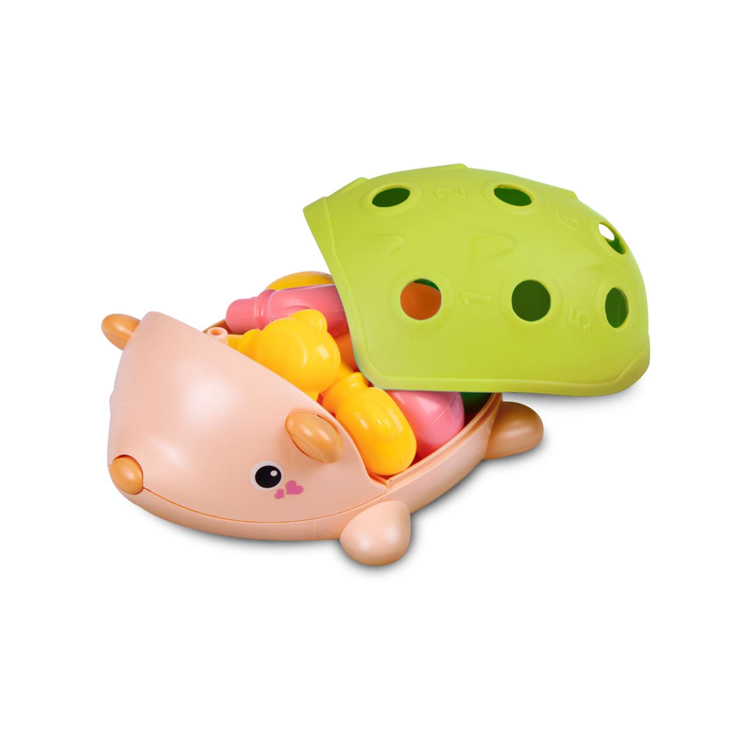 Игрушка развивающая Smart Baby Сортер Ёжик для малышей цвет зеленый - фото 9
