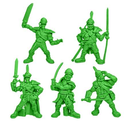 Набор солдатиков Воины и Битвы Отряд Гренадёры цвет зеленый