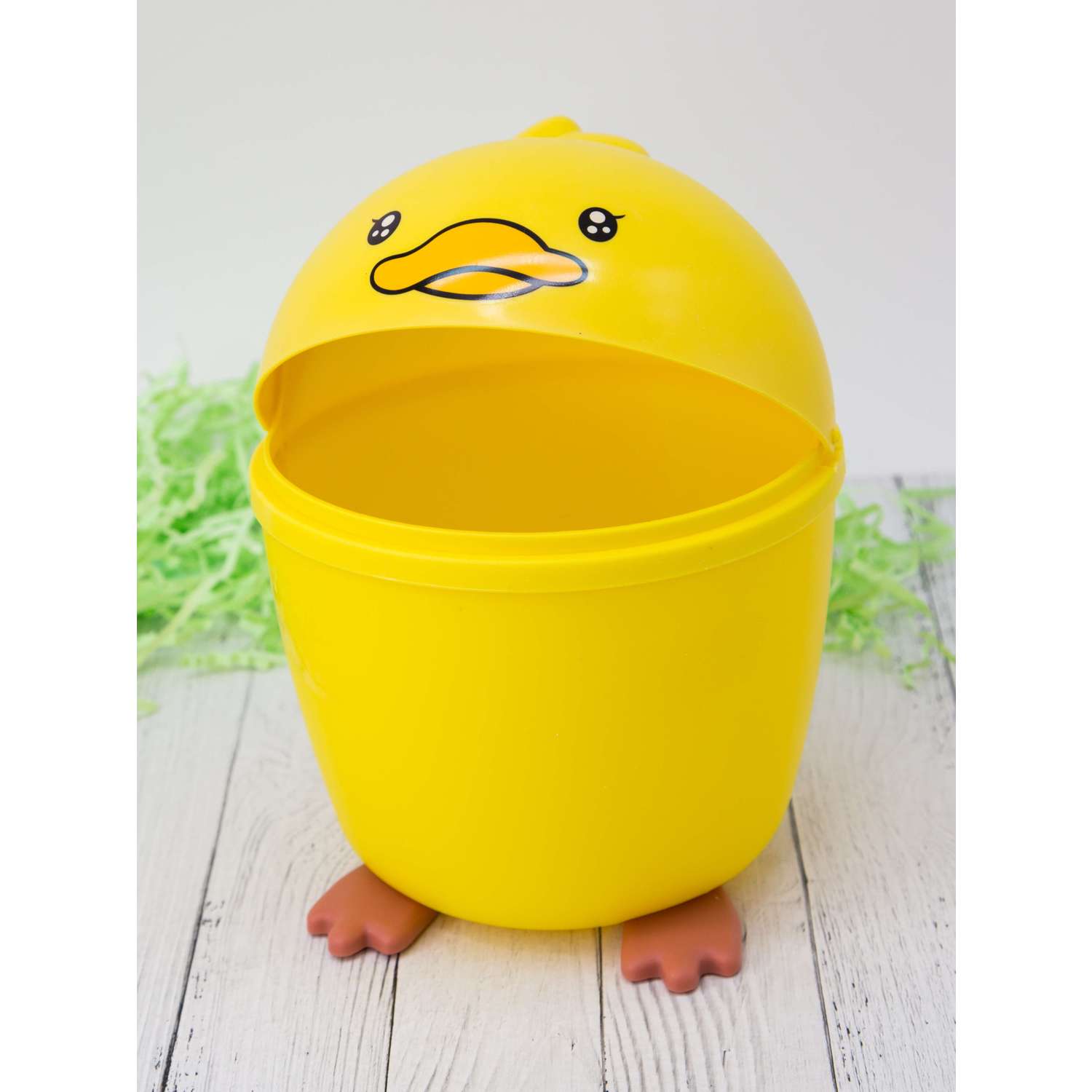 Контейнер для мусора iLikeGift Little duck yellow - фото 2