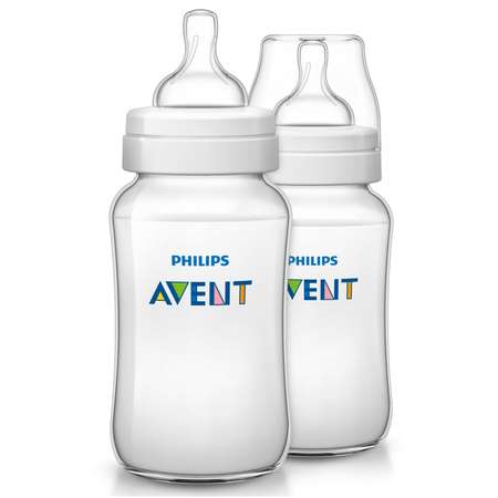 Бутылочка Philips Avent Classic+ 3 мес+ 330 мл 2 шт SCF566/27