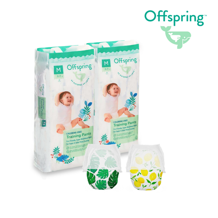 Трусики-подгузники Offspring L 9-14 кг. 1+1 72 шт. Лимоны и Тропики