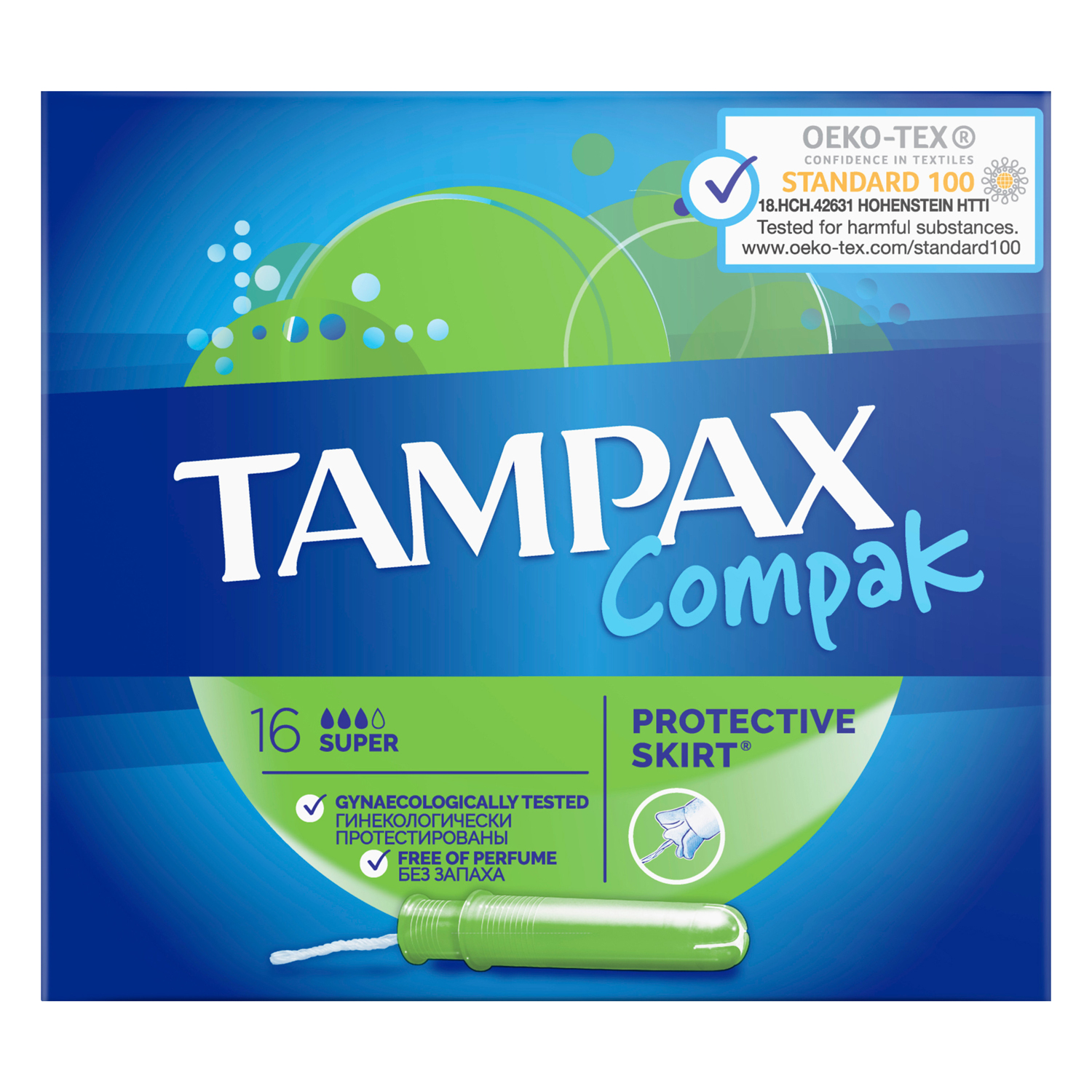 Тампоны Discreet Tampax Compak Super Duo 16шт - фото 2
