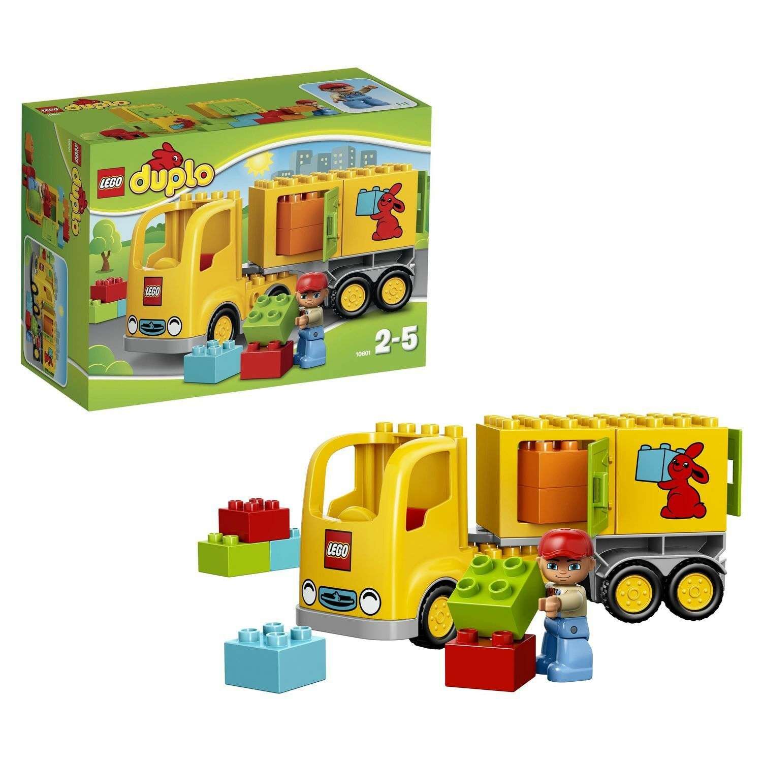 Конструктор LEGO DUPLO Town Желтый грузовик (10601) - фото 1