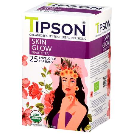 Чай Tipson Beauty Tea Skin Glow 25 саше