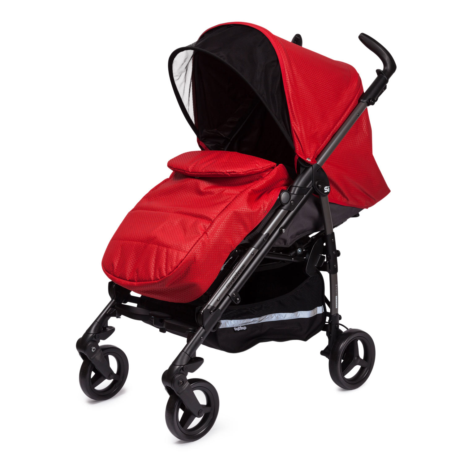 Прогулочная коляска Peg-Perego Si Completo Bloom Red - фото 1