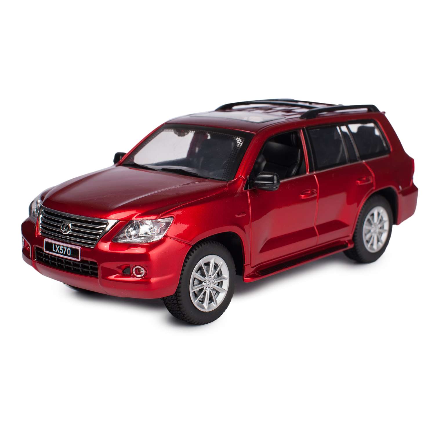 Машинка Mobicaro РУ 1:24 Lexus LX570 Бургунди - фото 2