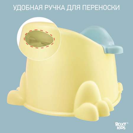 Горшок ROXY-KIDS Froggy цвет банановый