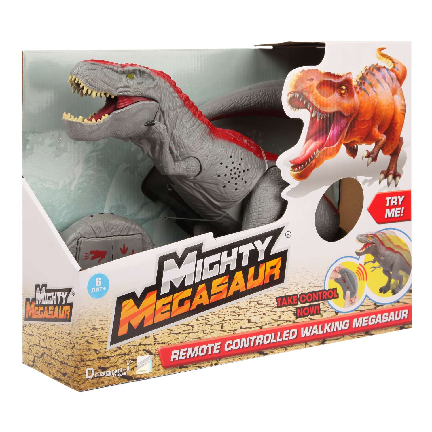 Динозавр Mighty Megasaur РУ Ти-Рекс 80081 - фото 2