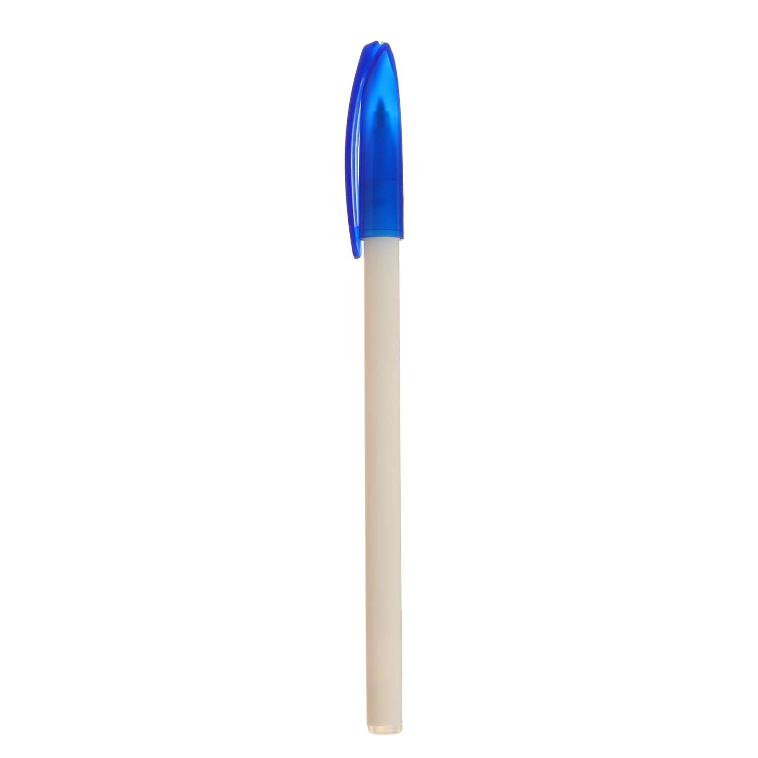 Ручка Calligrata 0.5 мм синяя корпус белый - фото 1