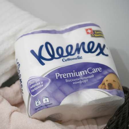 Туалетная бумага Kleenex 4слоя 4рулона