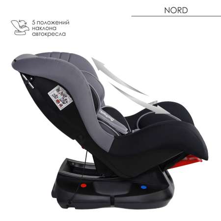 Автокресло Babyton Nord Grey 0+/1 (0-18 кг)