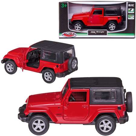 Автомобиль Abtoys Jeep MSZ 1:43 красный