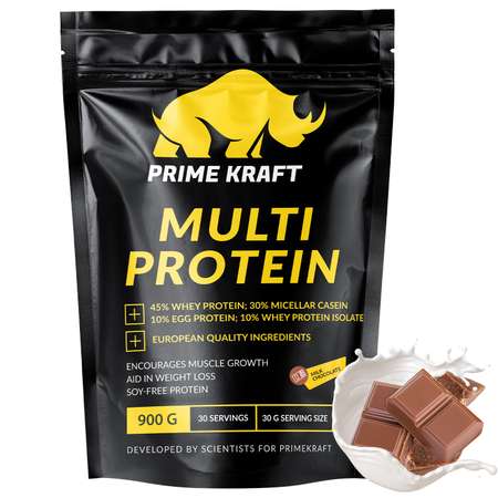 Протеин Prime Kraft Multi Protein комплексный молочный шоколад 900г