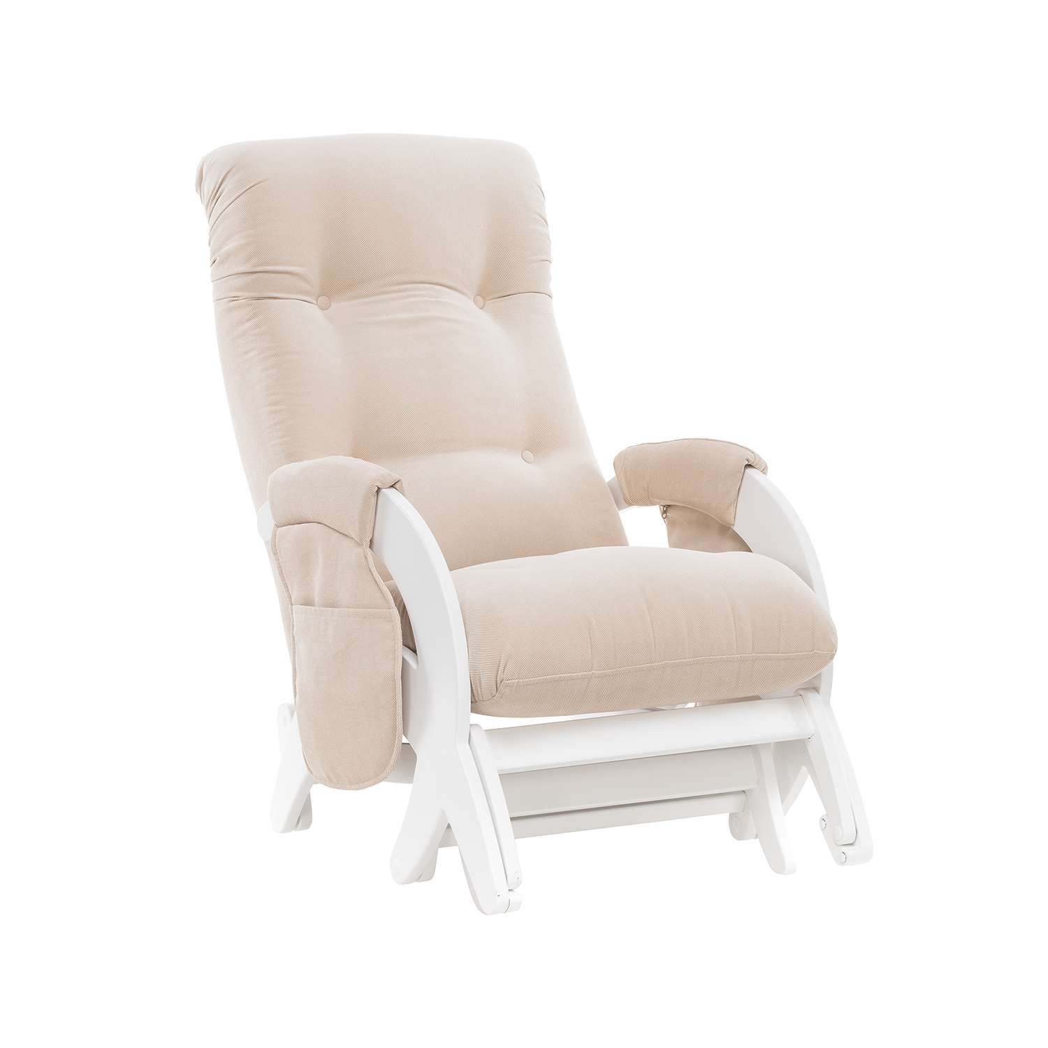 Кресло для кормления Milli Dream с карманами Молочный дуб ткань Verona Vanilla - фото 1