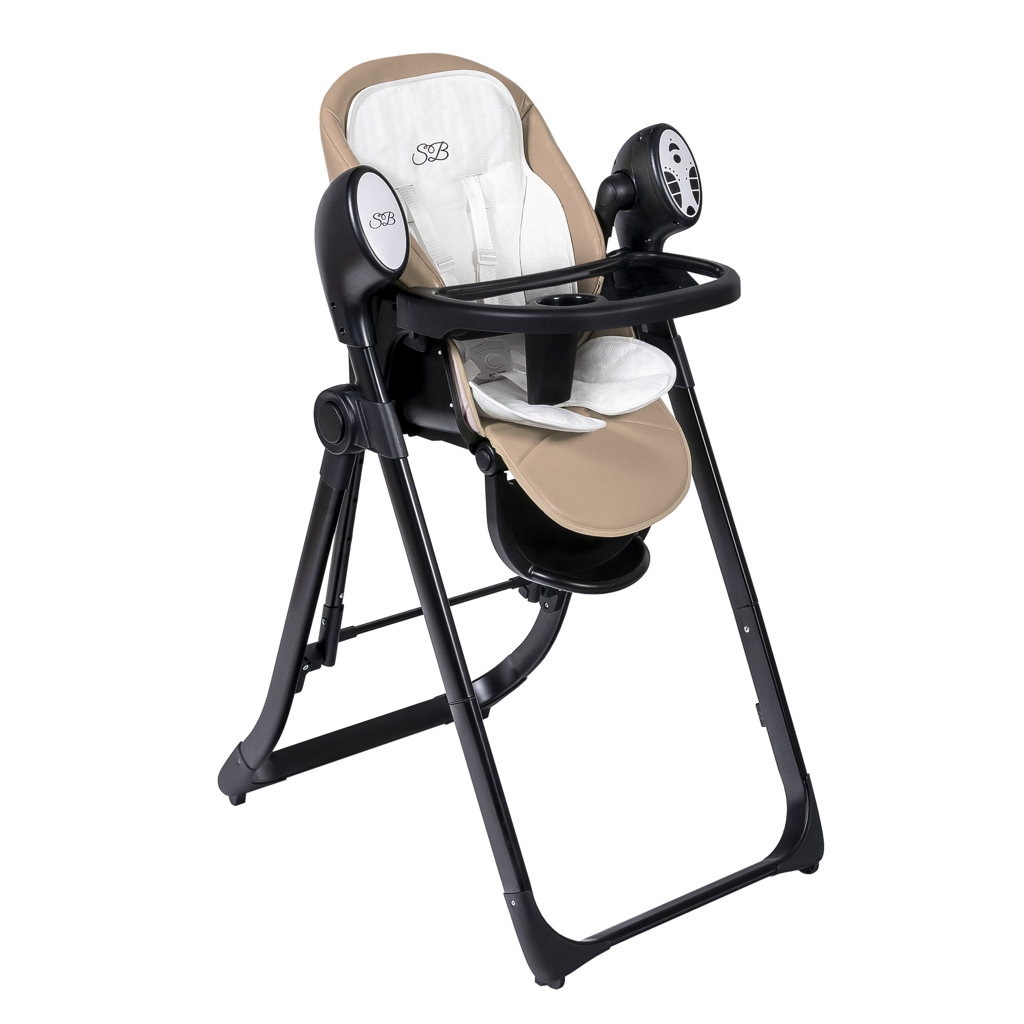 Стульчик для кормления Sweet Baby Fiesta Black-Beige - фото 1