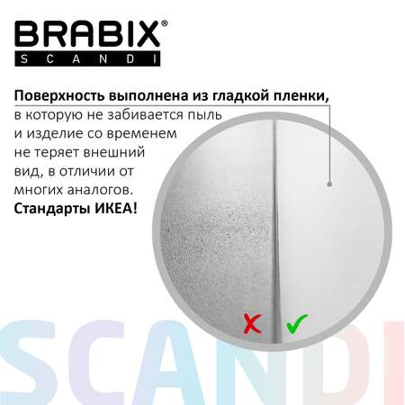 Стол Brabix Письменный компьютерный с 2 ящиками рабочий для школьника