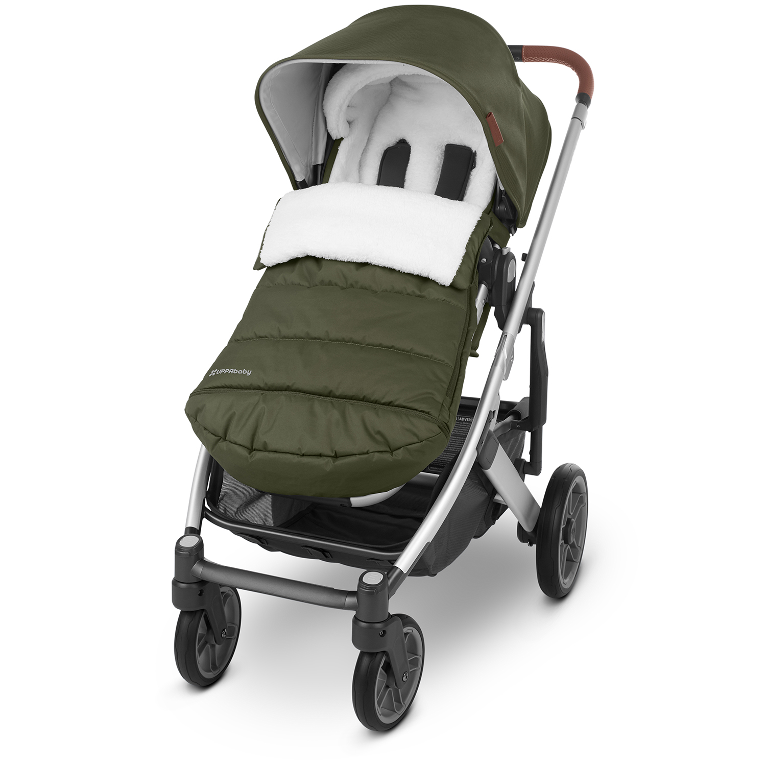 Чехол для коляски UPPAbaby утепленный Оливковый - фото 2