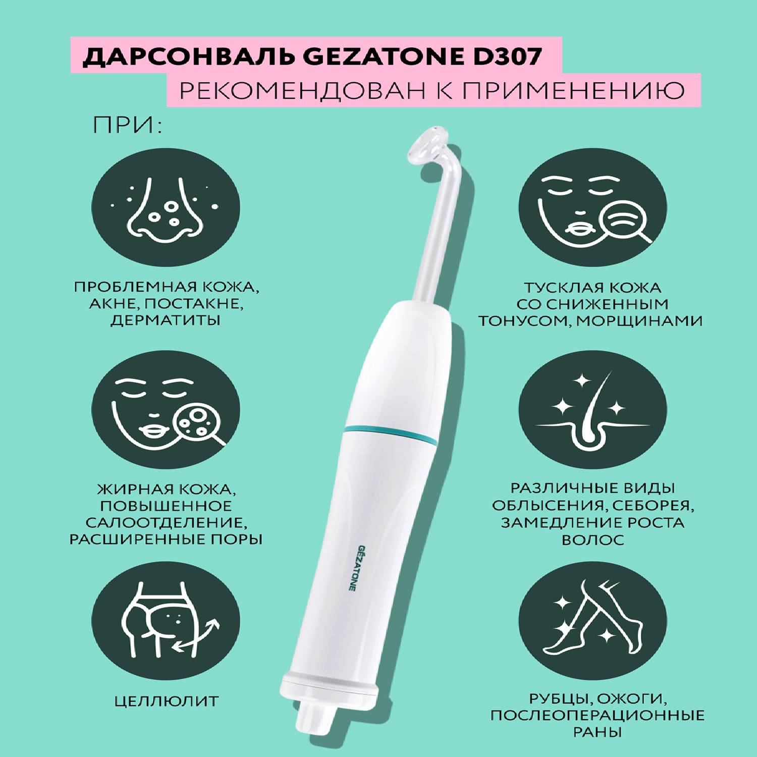 Импульсный массажер Gezatone Biolift4 D307 - фото 3