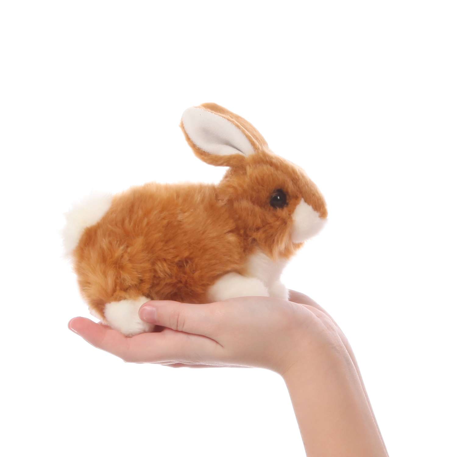 Мягкая игрушка Aurora Кролик коричневый - фото 5