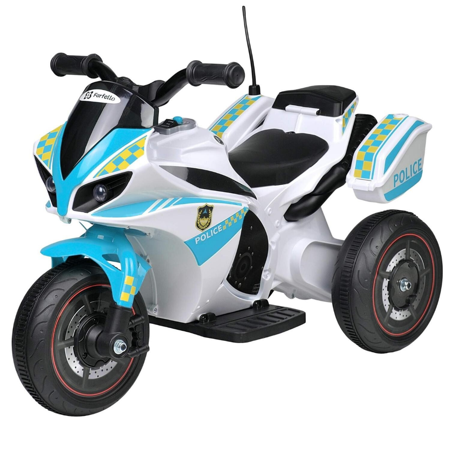 Электромобиль мотоцикл детский Farfello HL220 - фото 1