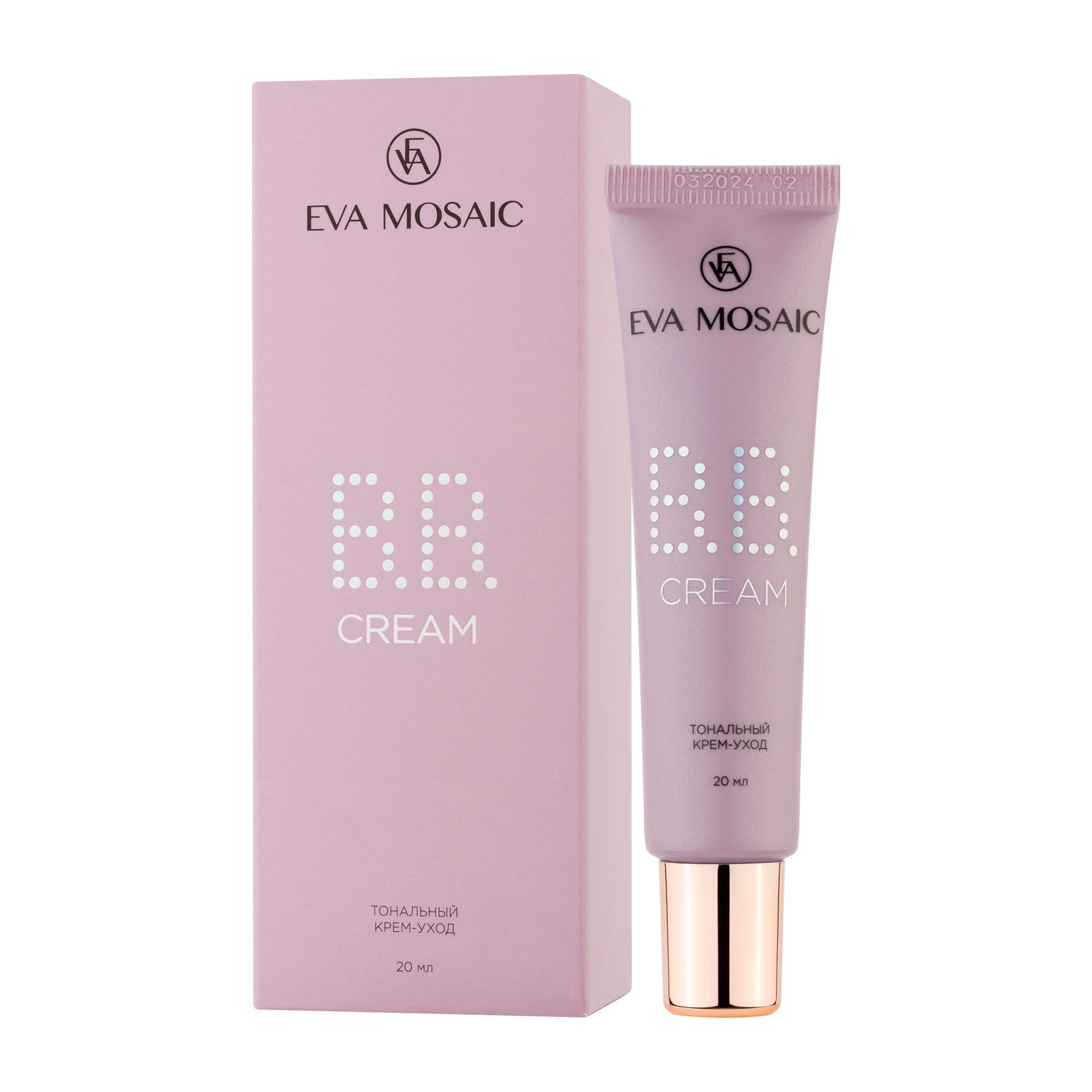 Тональный крем-уход EVA MOSAIC BB cream 20 мл 03 Медовый - фото 2