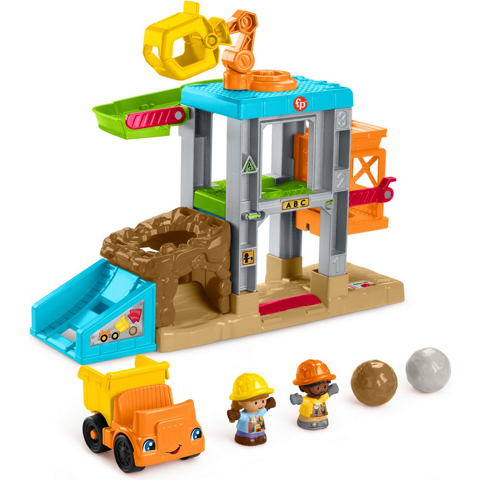 Набор игровой Fisher Price Little People Стройка HCJ64 - фото 22