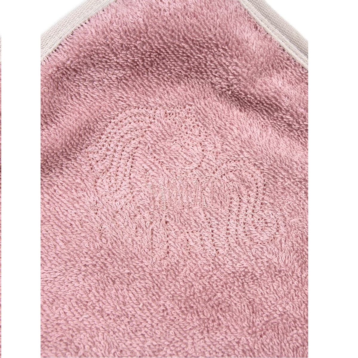 Полотенце с капюшоном YUMMYKI махровое с уголком 110х110 см пурпурный розовый единорог - фото 4