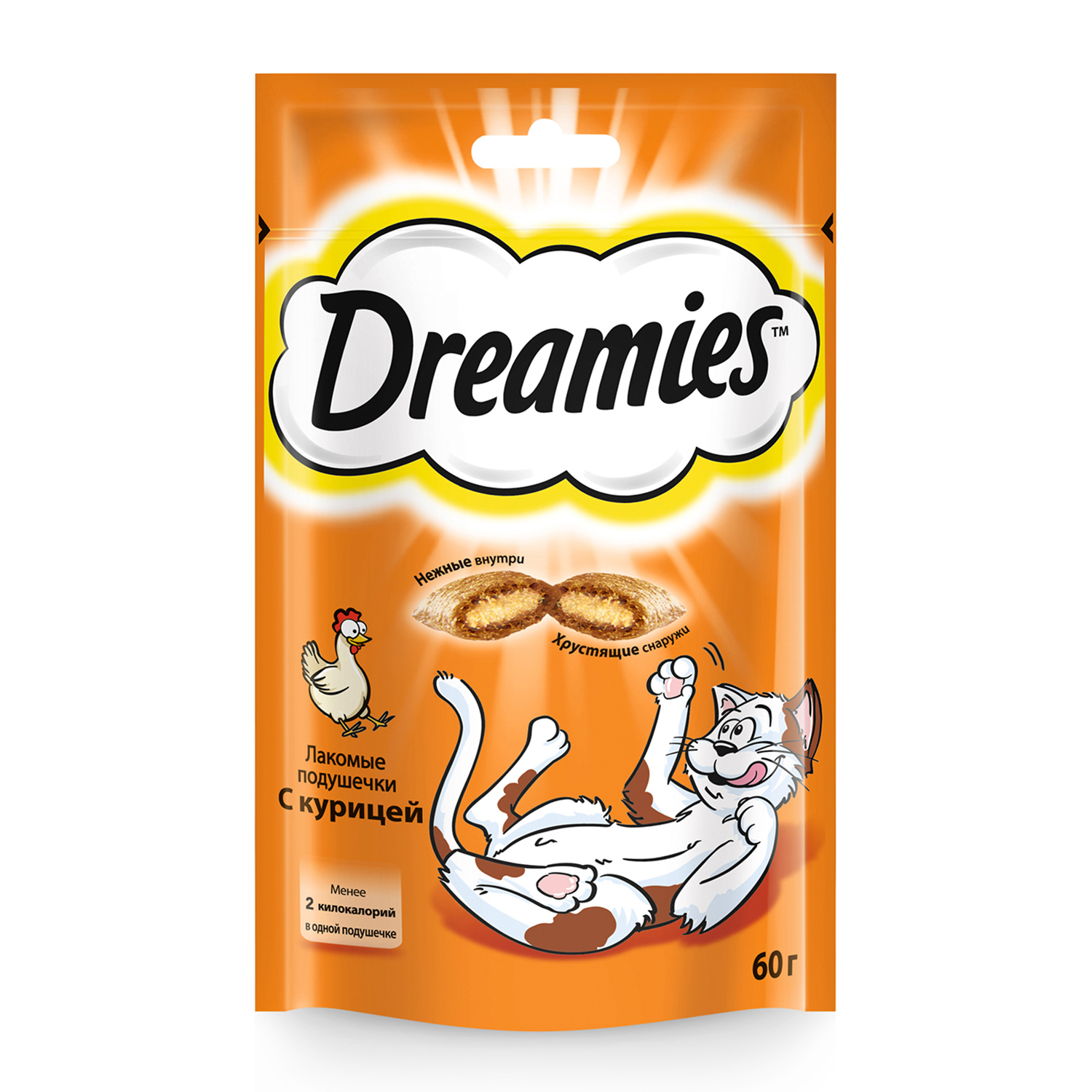 Лакомство для кошек Dreamies 0.06 кг курица (для домашних) - фото 1