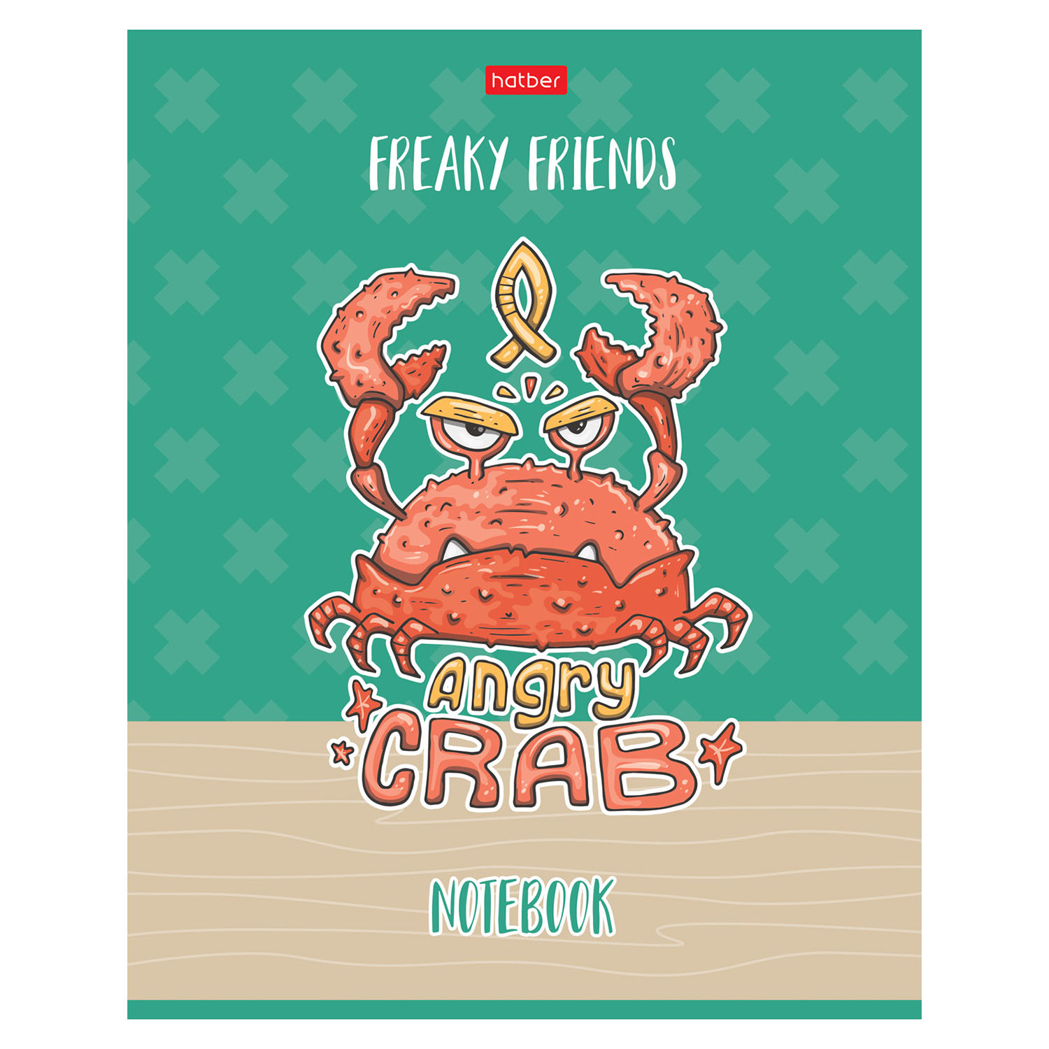 Тетрадь Hatber Freaky friends А5 Клетка 40л 74953 - фото 4