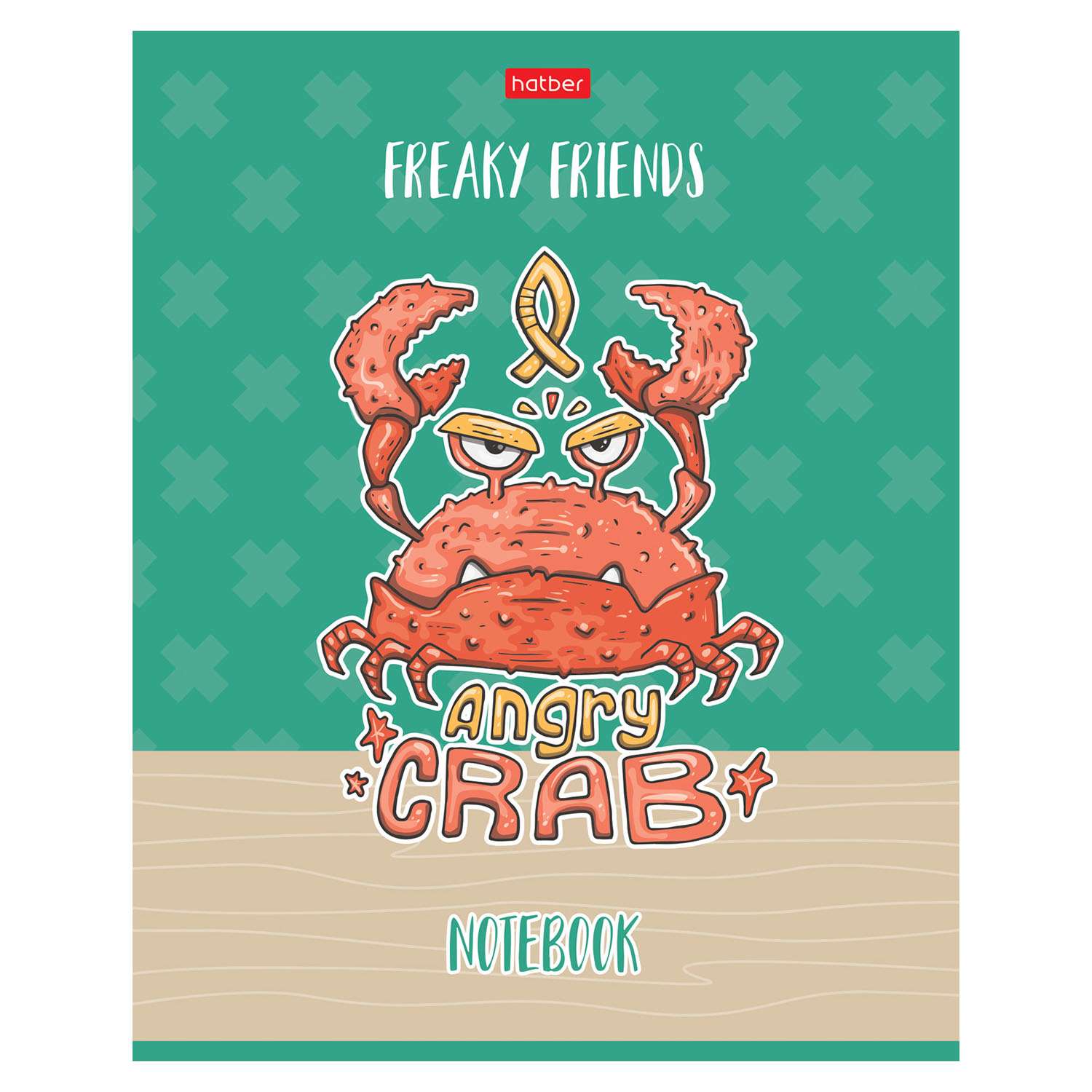 Тетрадь Hatber Freaky friends А5 Клетка 40л 74953 - фото 4