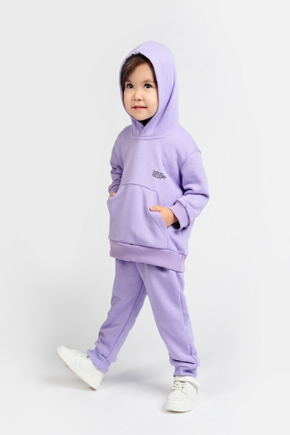 Худи и брюки Marsik Kids MK502IR/лиловый - фото 1