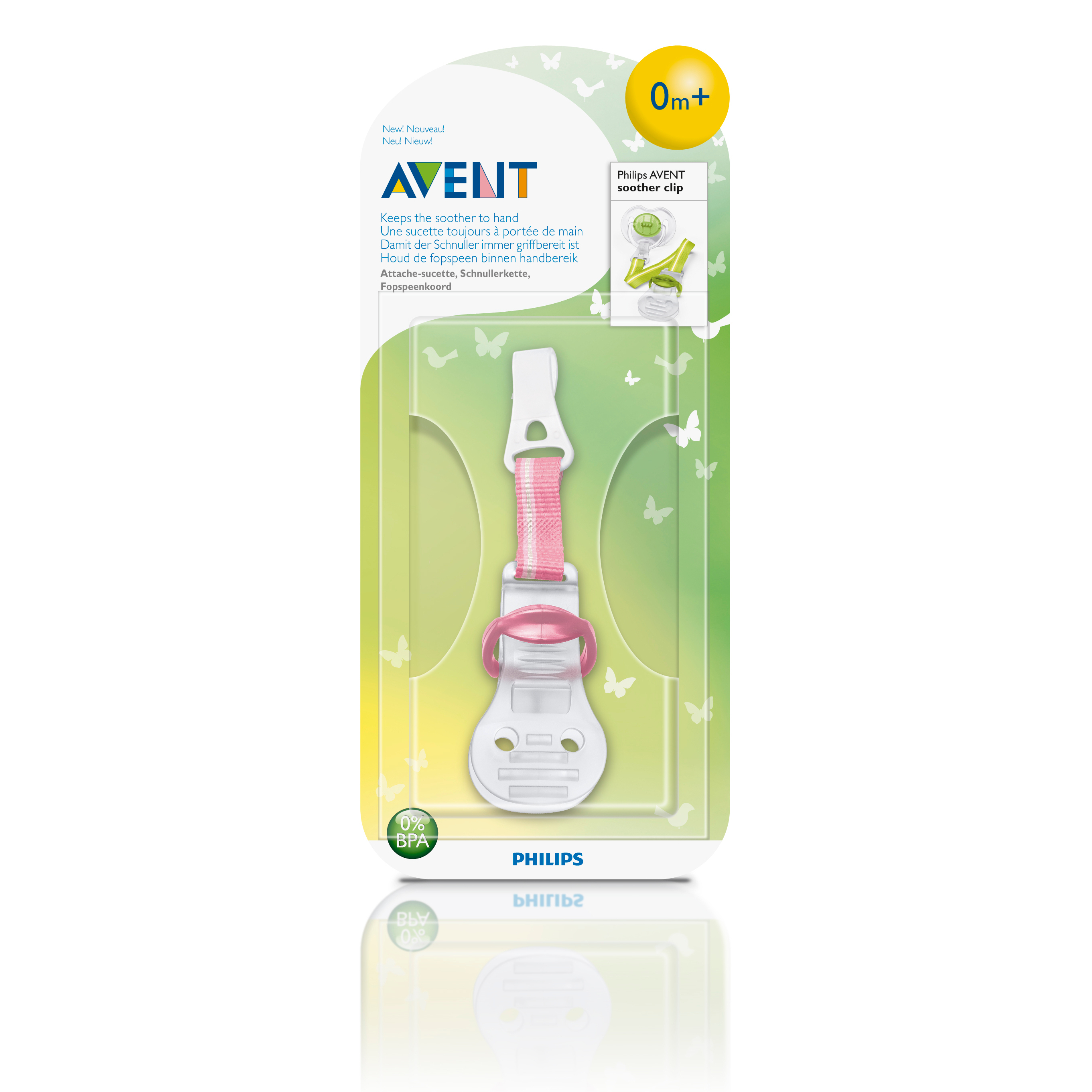 Клипса Philips Avent (SCF185/00) для пустышки Розовая - фото 3