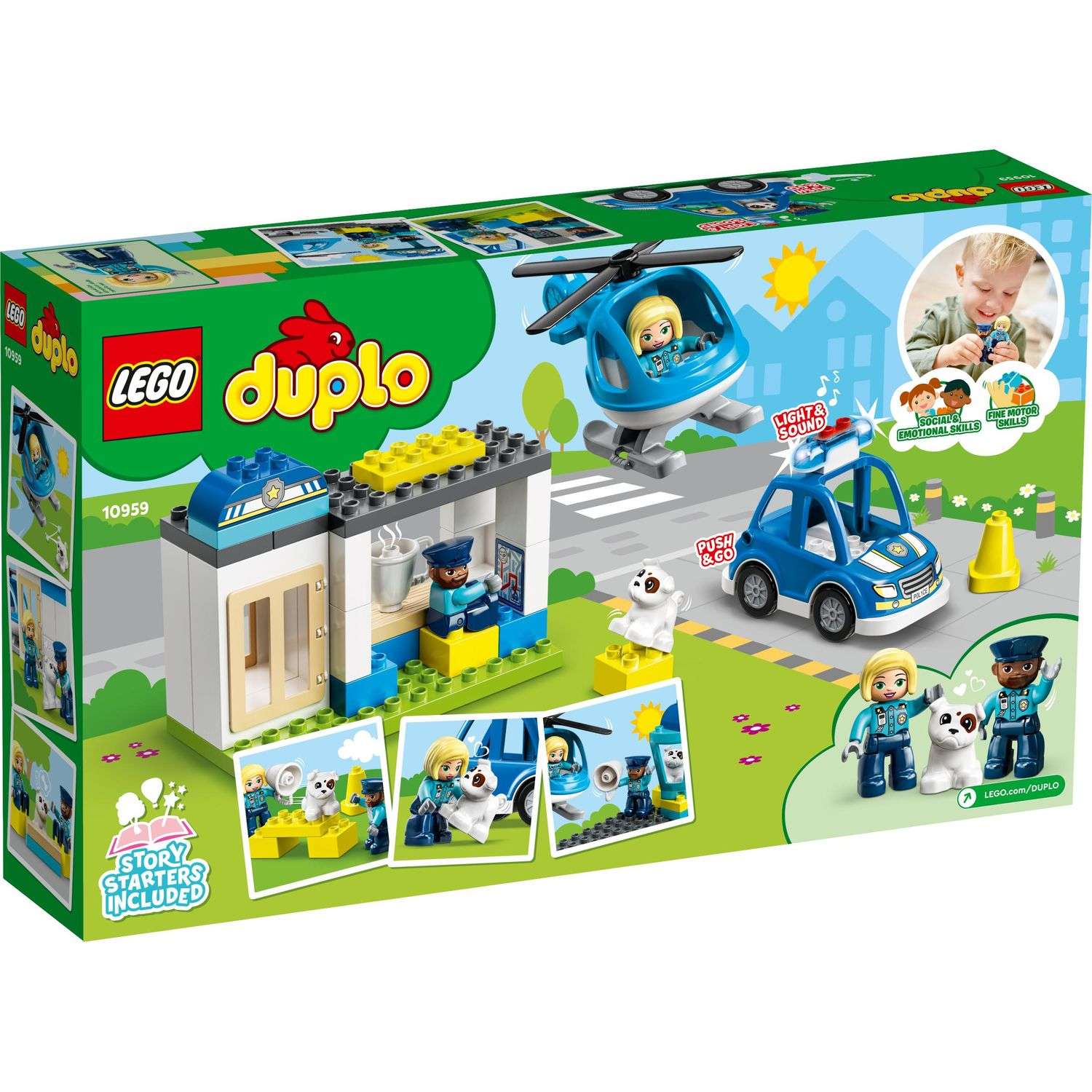 Конструктор LEGO DUPLO Town Полицейский участок и вертолёт 10959 - фото 6